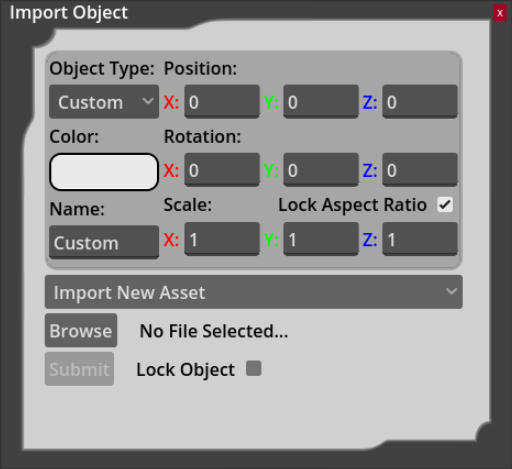 CUWB Viewer Custom Object